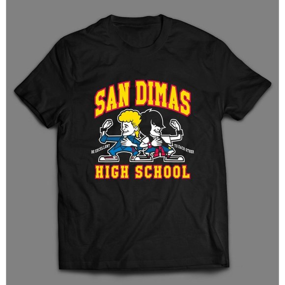 EXCELLENT ADVENTURE MOVIE SAN DIMAS HIGH SHIRT - Picture 1 of 2